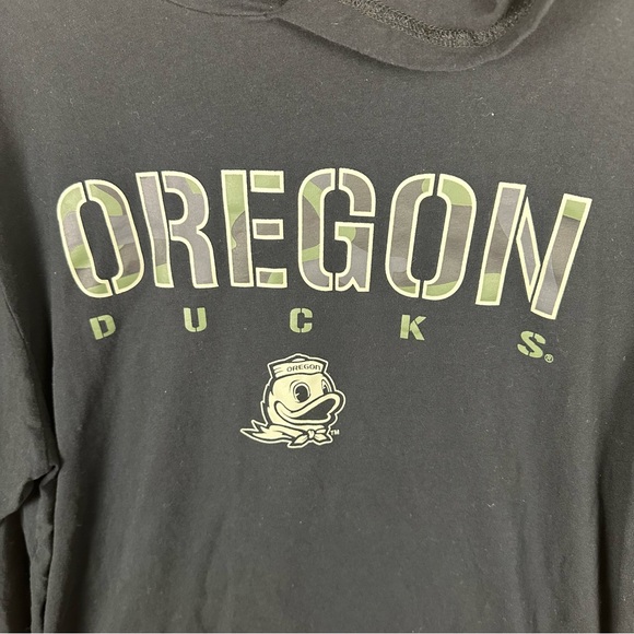 Oregon Ducks OHT Military Appreciation Guardian Pullover Hoodie Size XL Black - Picture 3 of 7